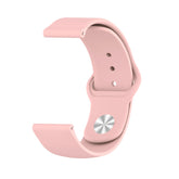 Light Pink Classic Watch Strap with Button Fastener