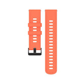 Classic Pace Strap Coral Red With Black Metal Buckle