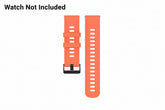 Classic Pace Strap Coral Red With Black Metal Buckle