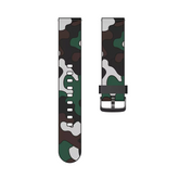 Camouflage Strap (Green White) with Standard Buckle