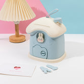 Rabbit House Money Box Baby Blue