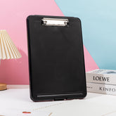 Paper Organiser File with Board Clip Black