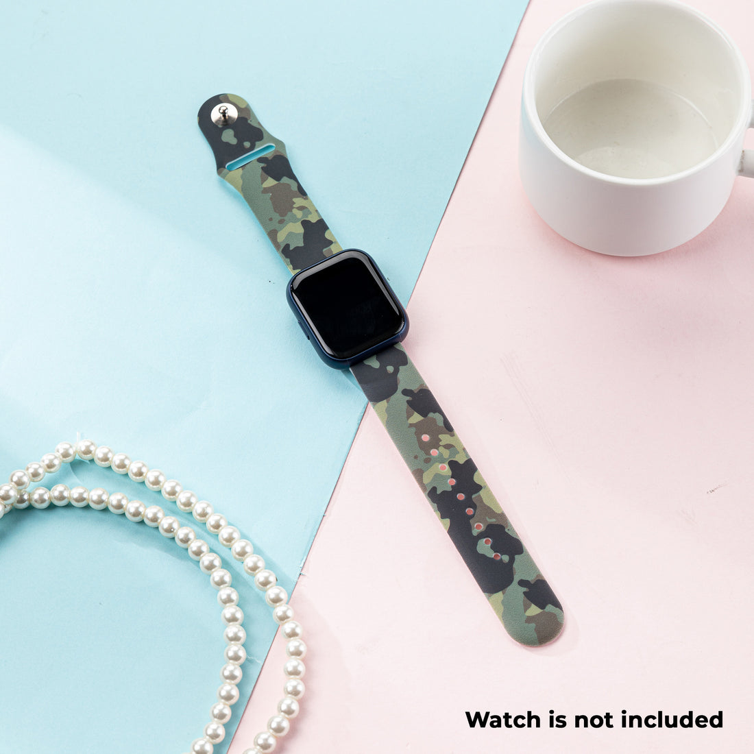 Smart Buddy Gen 6 Camouflage Strap Green Brown with button fastener