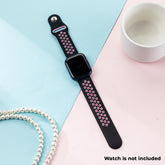 Smart Buddy Gen 6 Sports Strap Black Pink with button fastener