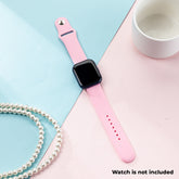 Smart Buddy Gen 6 Classic silicone straps with button fastener Light Pink