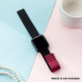 Smart Buddy Gen 6 Silicone Magnetic Strap Black Wine Red