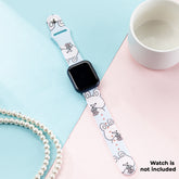 Smart Buddy Gen 6 Patterns and Prints straps Pink Bunny Drink Milktea