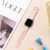 Smart Buddy Watch Gen 6 Soft Silicone Wave Strap Sports Band Pink