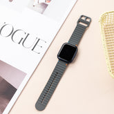 Smart Buddy Watch Gen 6 Soft Silicone Wave Strap Sports Band Space Gray