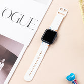 Smart Buddy Watch Gen 6 Soft Silicone Wave Strap Sports Band White