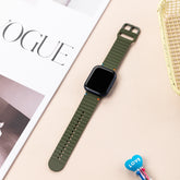 Smart Buddy Watch Gen 6 Soft Silicone Wave Strap Sports Band Jun Green