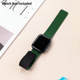 Smart Buddy Watch Gen 6 Soft Touch Magnetic Strap Dark Green and Black