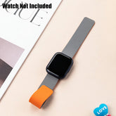 Smart Buddy Watch Gen 6 Soft Touch Magnetic Strap Gray and Orange