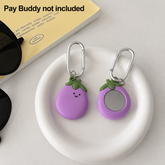 Pay Buddy Eggplant Cartoon Key Chain