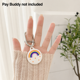 Pay Buddy Rainbow Cartoon Key Chain