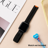 Smart Buddy Watch Gen 6 Nylon Sports Watch Band with Velcro Black