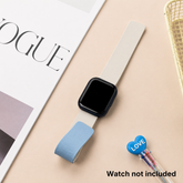 Smart Buddy Watch Gen 6 Soft Touch Magnetic Strap Antique White and Misty Blue