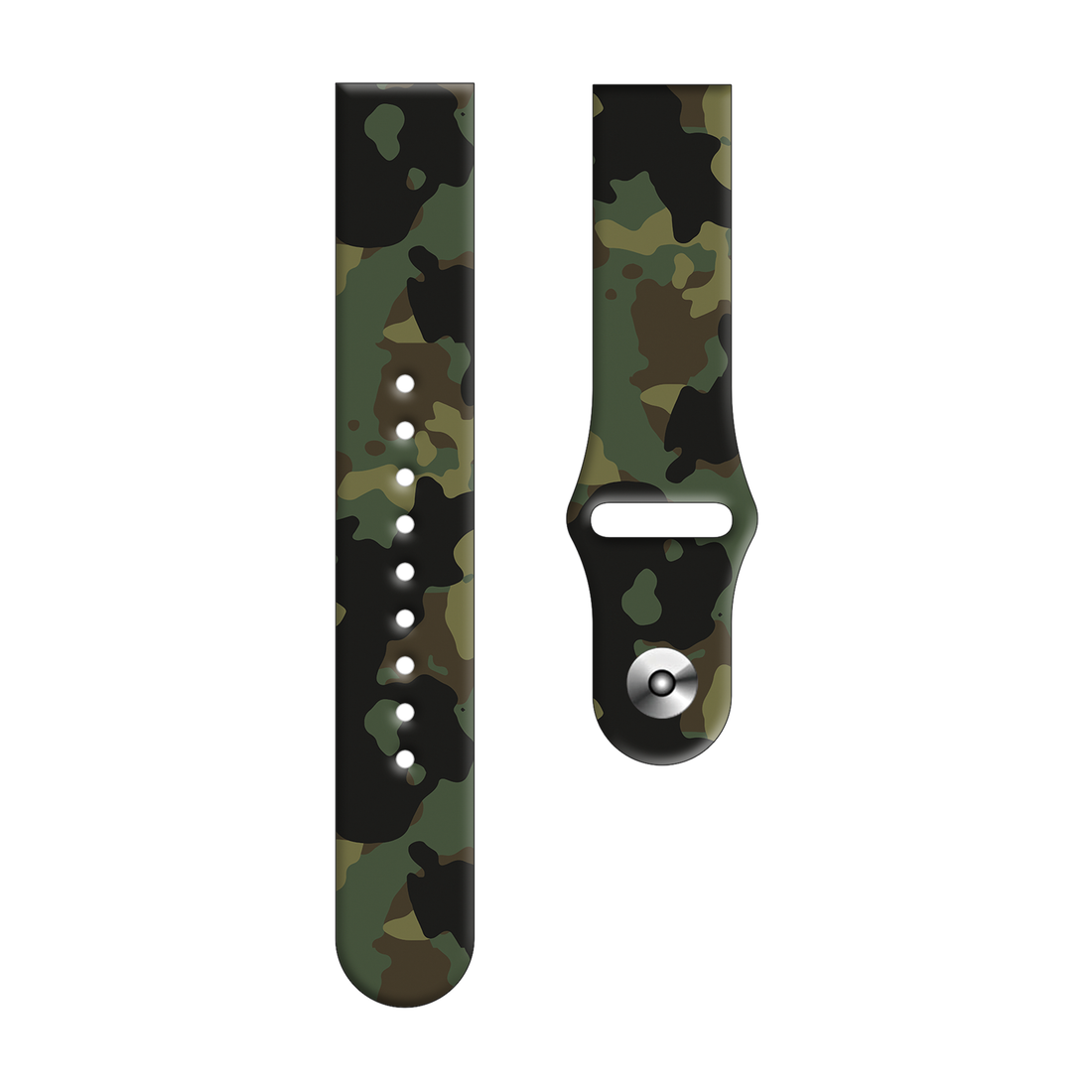 Smart Buddy Gen 6 Camouflage Strap Green Brown with button fastener