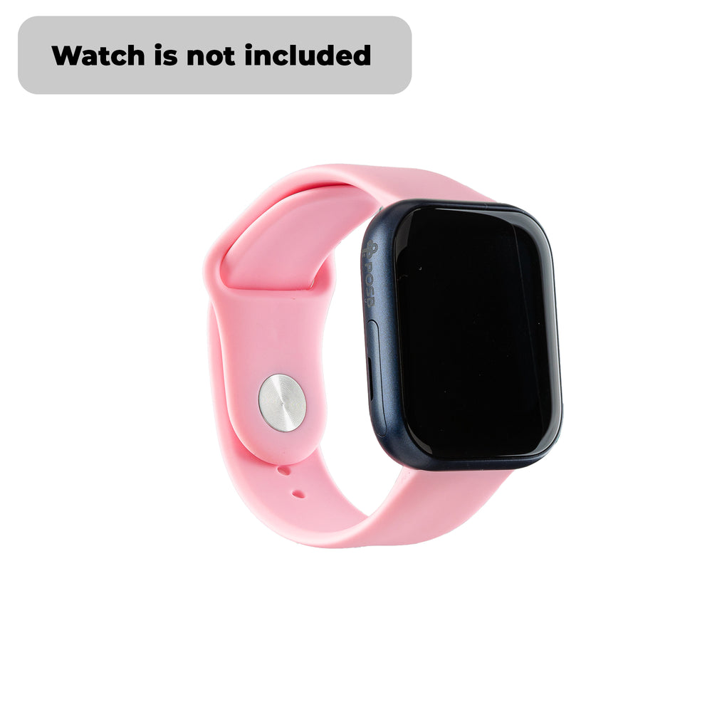 Smart Buddy Gen 6 Classic silicone straps with button fastener Light Pink