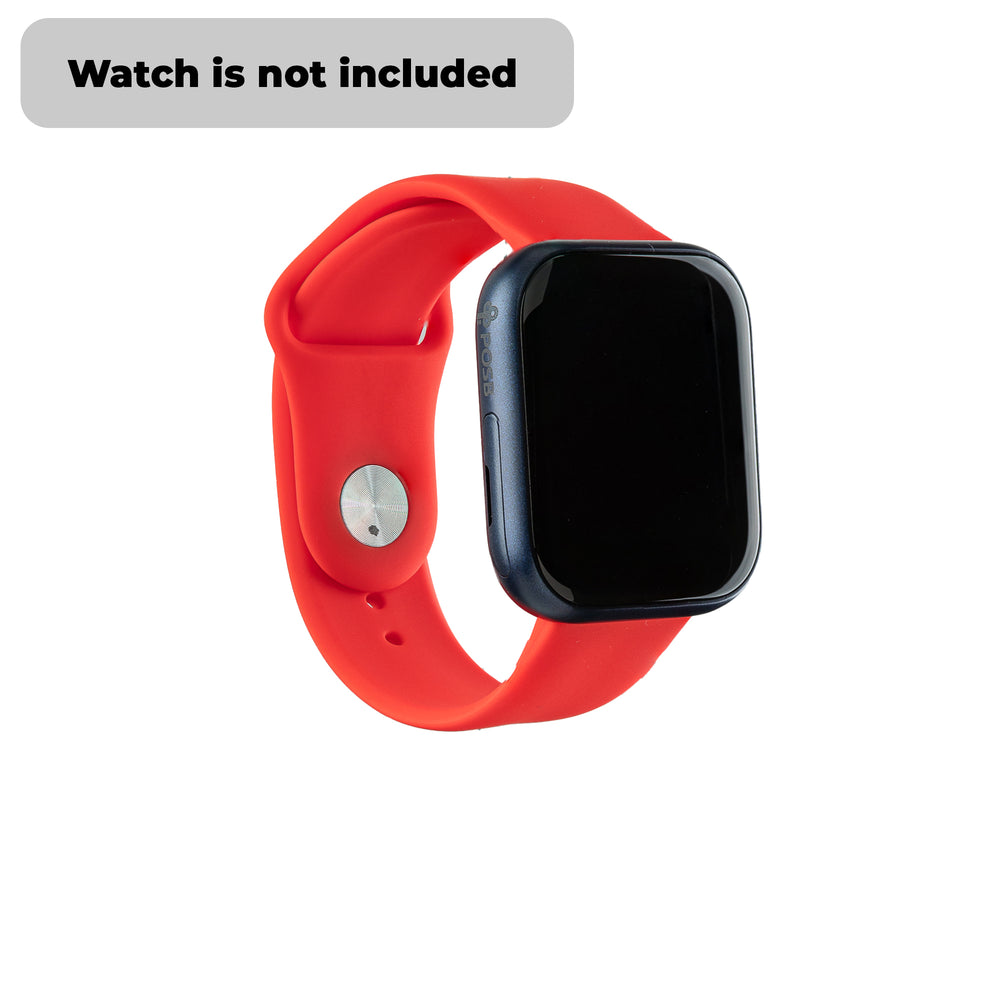 Smart Buddy Gen 6 Classic silicone straps with button fastener Red