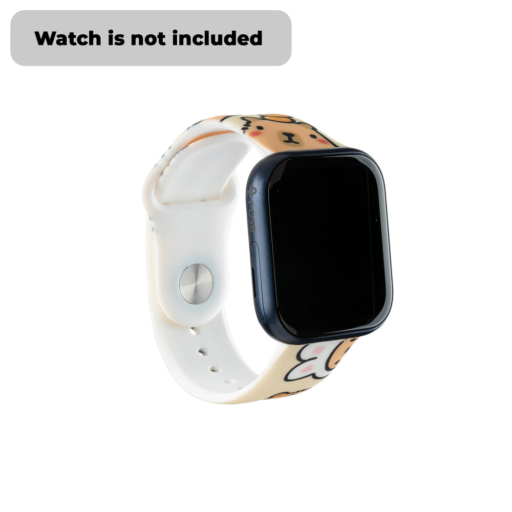 Smart Buddy Gen 6 Patterns and prints straps Capybara and Friends with button fastener