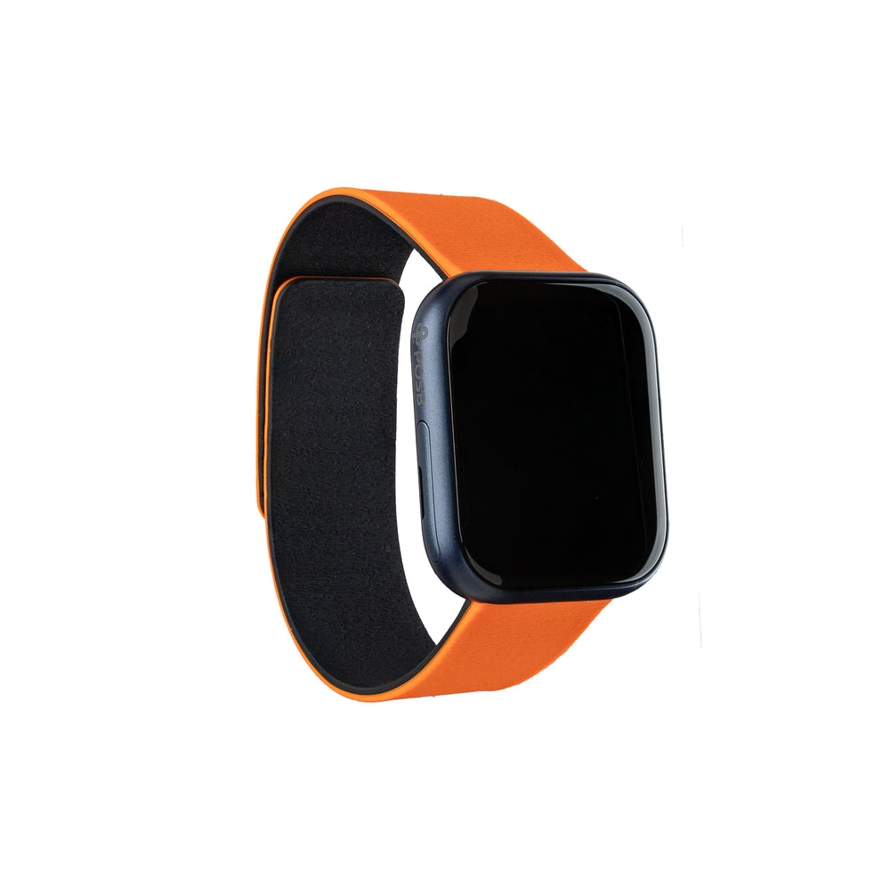 Smart Buddy Watch Gen 6 Soft Touch Magnetic Strap Black and Orange