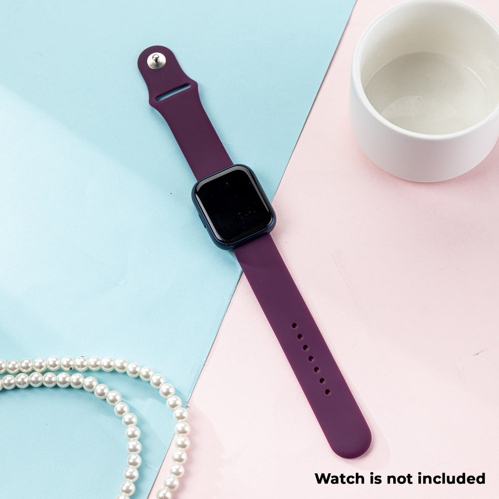 Smart Buddy Gen 6 Classic silicone straps with button fastener Purple