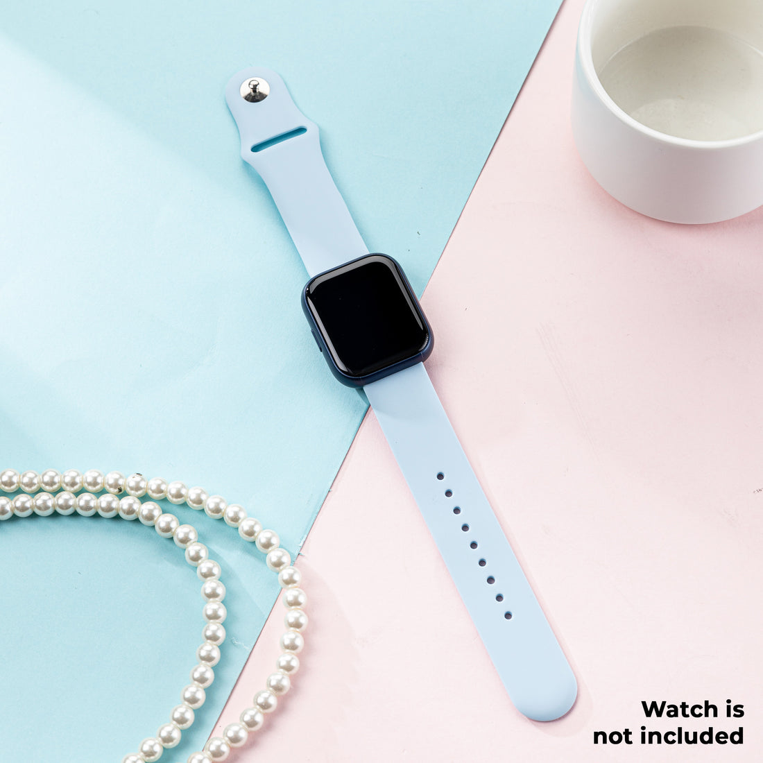 Smart Buddy Gen 6 Classic silicone straps with button fastener Light Blue