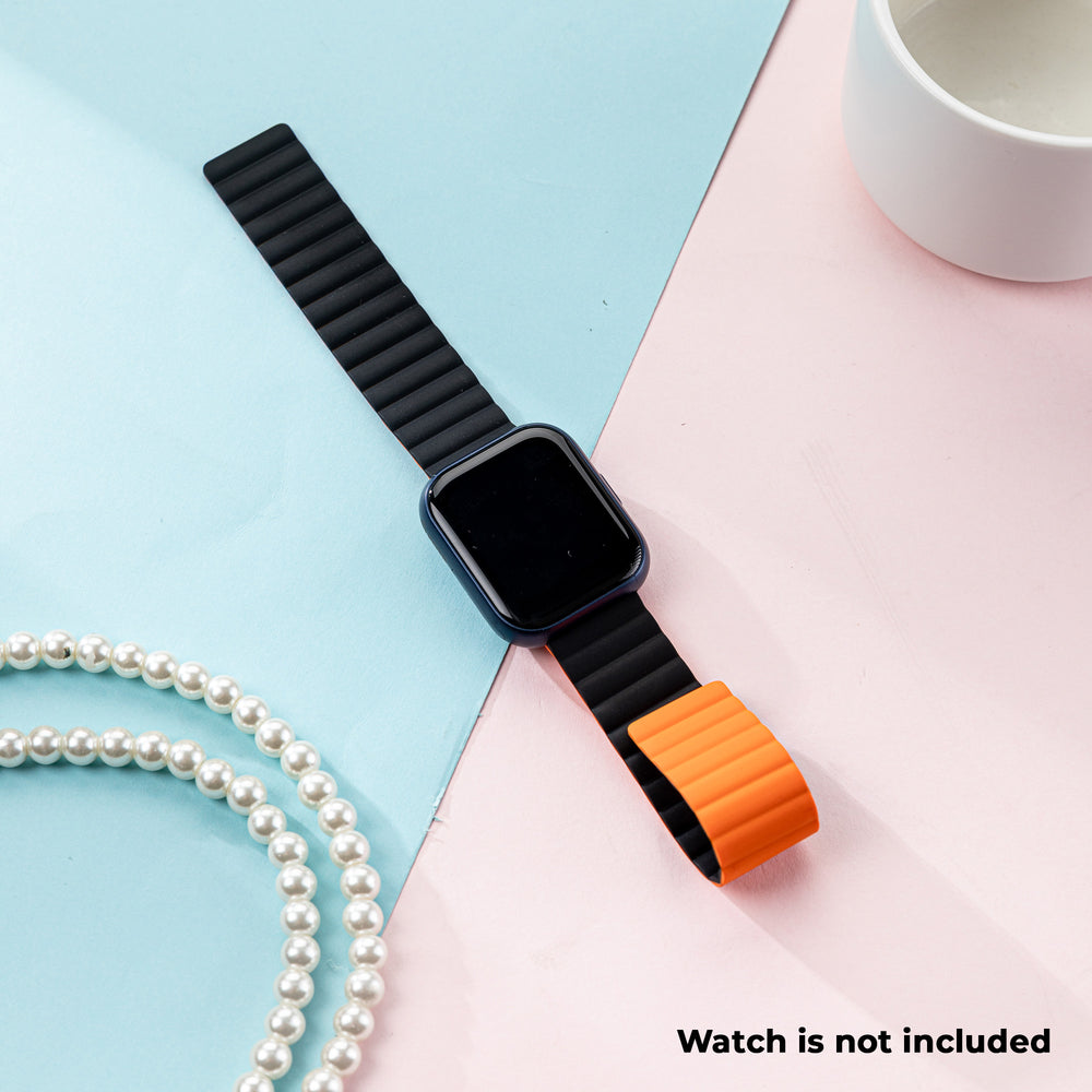 Smart Buddy Gen 6 Silicone Magnetic Strap Black Orange