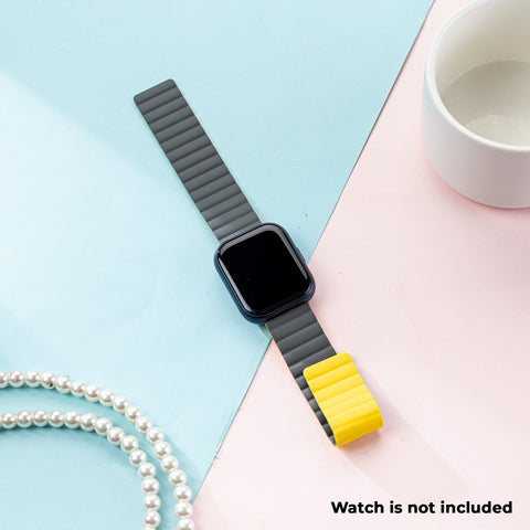 Smart Buddy Gen 6 Silicone Magnetic Strap Grey Yellow