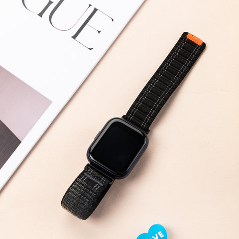 Smart Buddy Watch Gen 6 Nylon Sports Watch Band with Velcro Black
