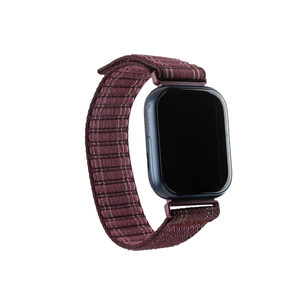 Smart Buddy Watch Gen 6 Nylon Sports Watch Band with Velcro Wine Red