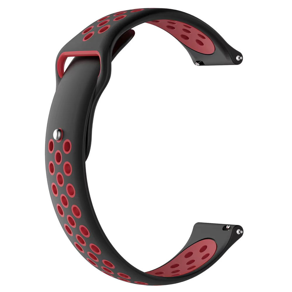 Smart Buddy Gen 6 Sports Strap Red Black with button fastener