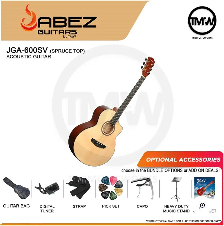 Jabez JGA-600SV Acoustic Guitar