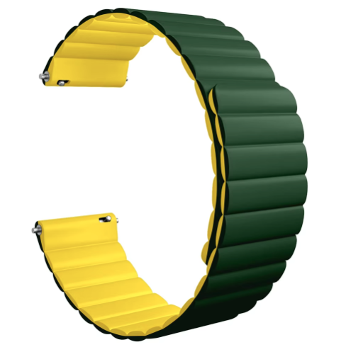 Smart Buddy Gen 6 Silicone Magnetic Strap Dark Green Yellow