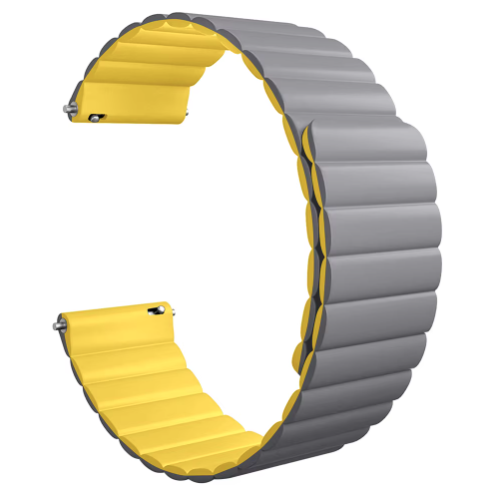 Smart Buddy Gen 6 Silicone Magnetic Strap Grey Yellow