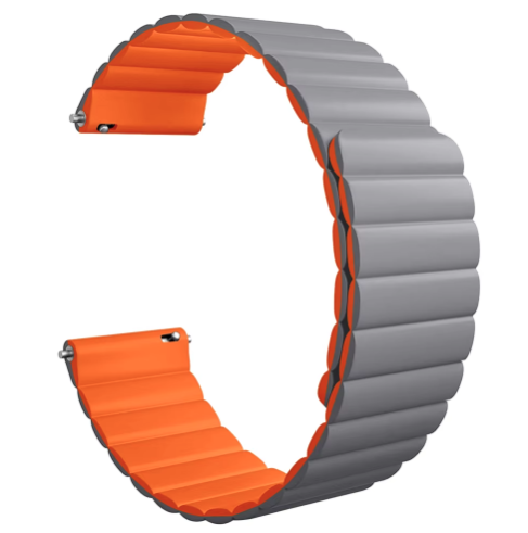 Smart Buddy Gen 6 Silicone Magnetic Strap Grey Orange