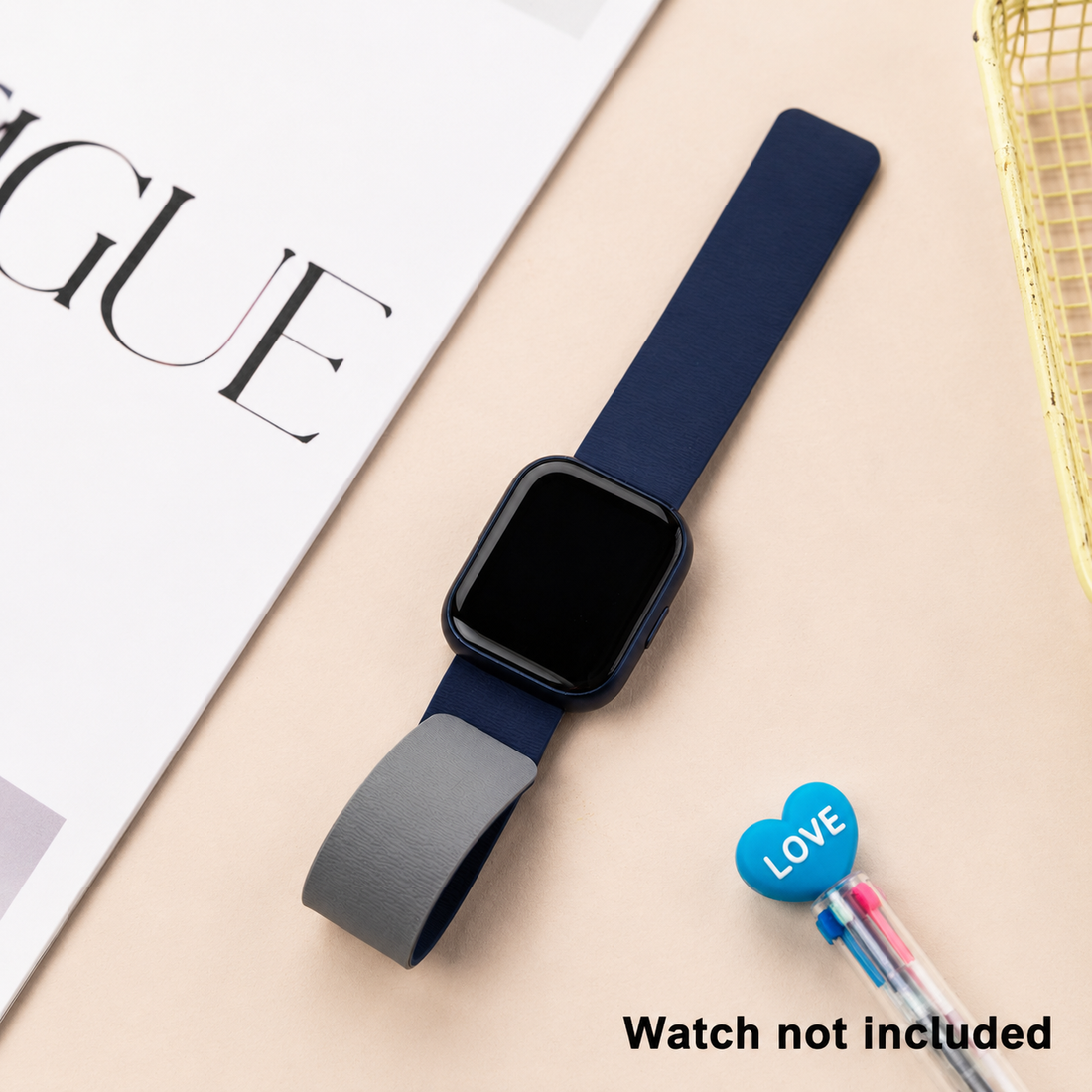 Smart Buddy Watch Gen 6 Soft Touch Magnetic Strap Navy Blue