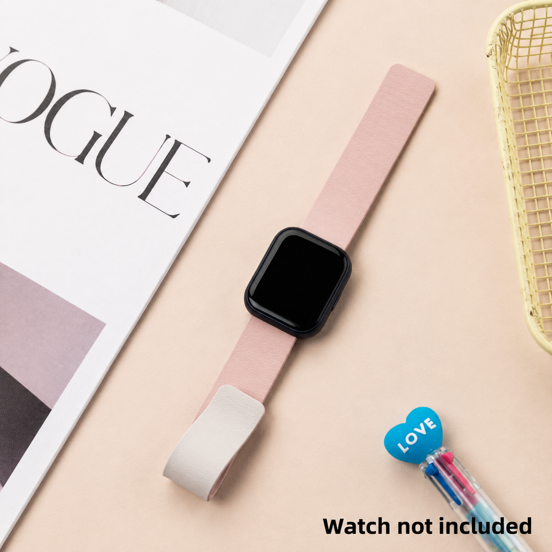 Smart Buddy Watch Gen 6 Soft Touch Magnetic Strap Oxford Pink and Starlight