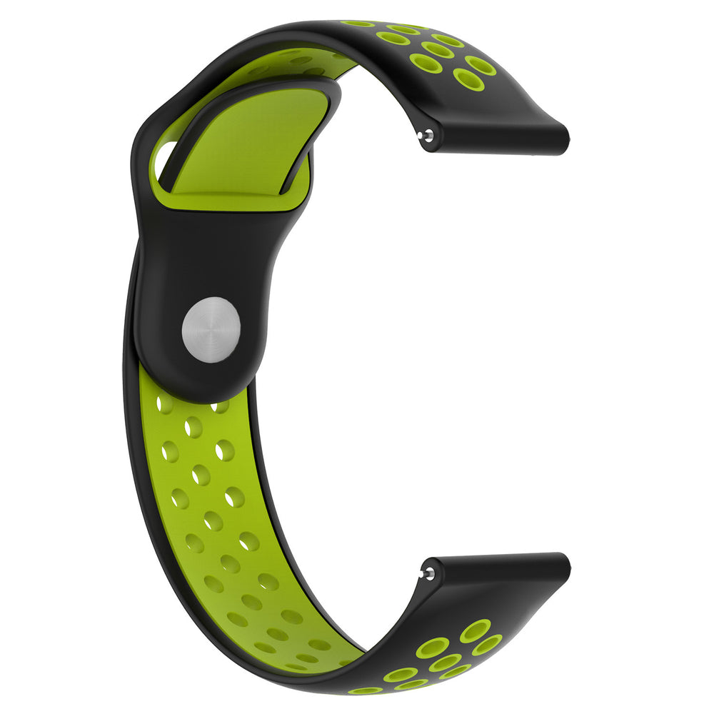 Smart Buddy Gen 6 Sports Strap Black Green with button fastener