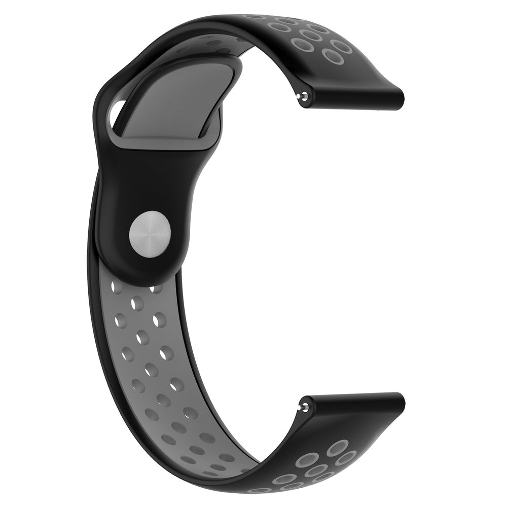 Smart Buddy Gen 6 Sports Strap Black Grey with button fastener