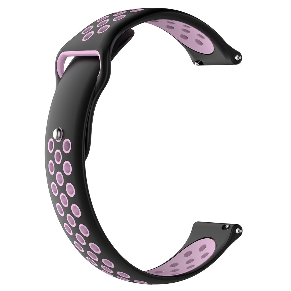 Smart Buddy Gen 6 Sports Strap Black Pink with button fastener