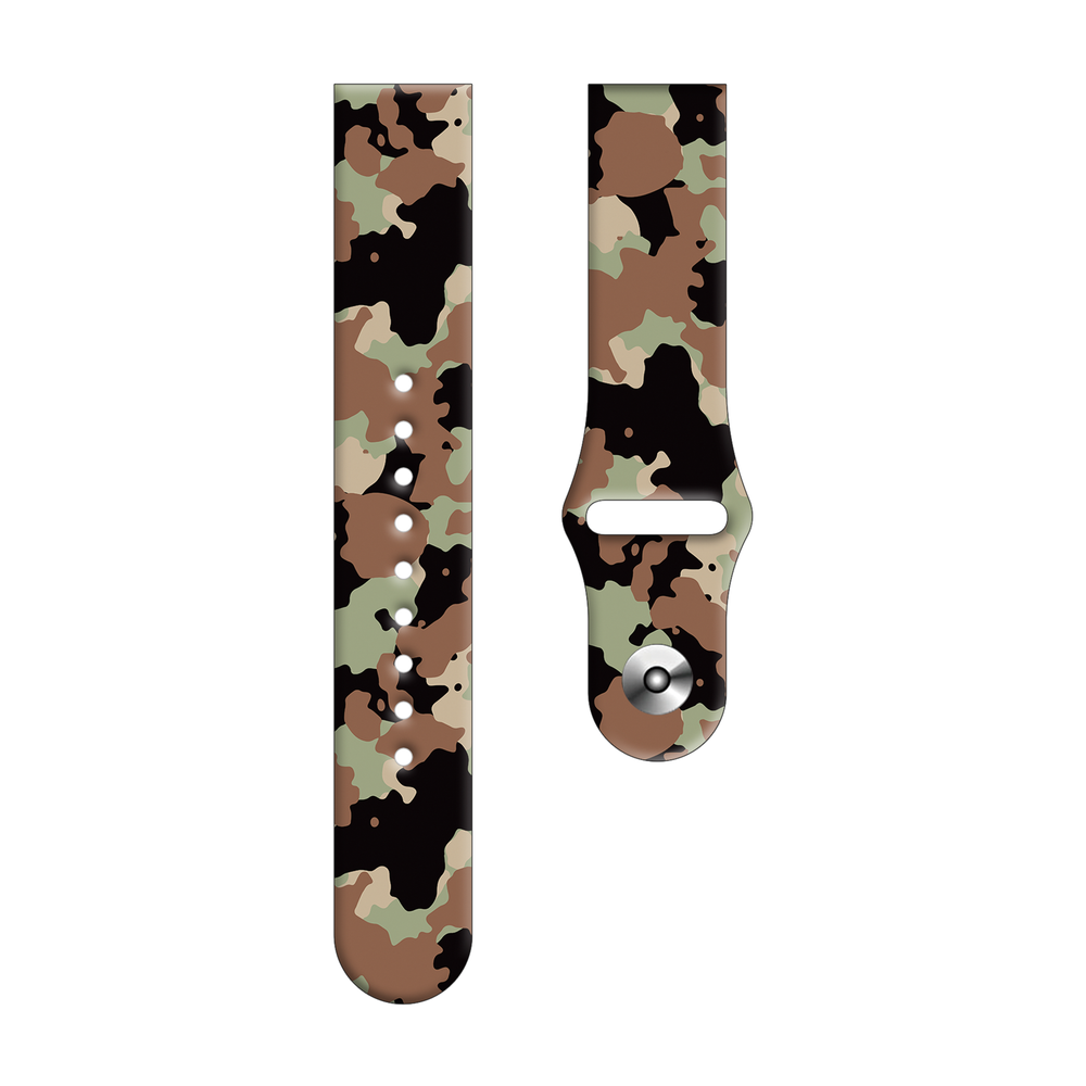 Smart Buddy Gen 6 Camouflage Strap Black Brown with button fastener