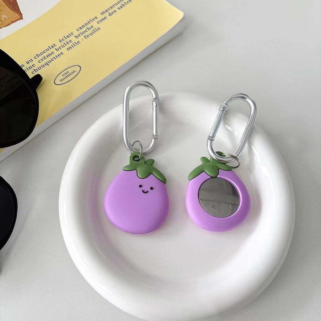 Pay Buddy Eggplant Cartoon Key Chain