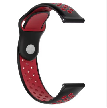 Smart Buddy Gen 6 Sports Strap Red Black with button fastener